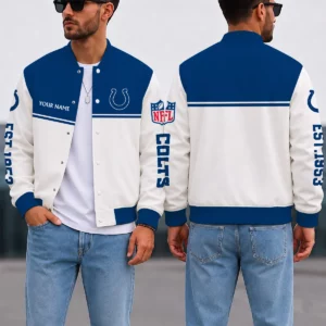 Limited Edition – Customized NFL Indianapolis Colts Satin Varsity & Baseball Jacket