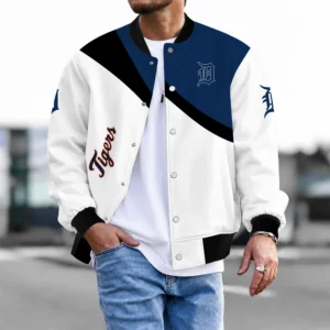 Limited Edition – Customized MLB Detroit Tigers Satin Varsity & Baseball Jacket
