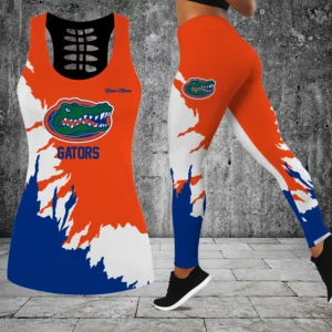 Limited Edition – Customized NCAA Florida Gators Hollow Tank Top & Leggings Set