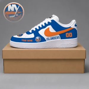 Limited Edition – Customized NHL New York Islanders Af1 Shoes