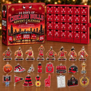 Chicago Bulls Christmas 2026 Advent Calendar 24 Days Christmas Countdown Gift
