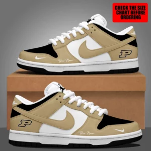 Limited Edition – Customized NCAA Purdue Boilermakers Strappy Dunk Low Shoes