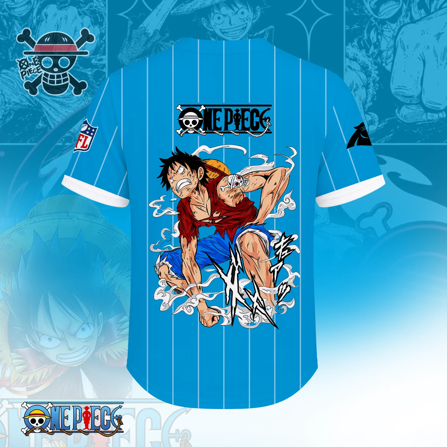 Limited Edition – Customized NFL Carolina Panthers Baseball Jersey - Image 2