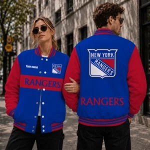 Limited Edition – Customized NHL New York Rangers Satin Varsity Jacket & Baseball Jacket