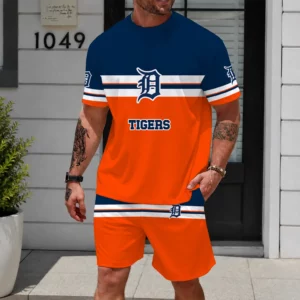 Limited Edition – Customized MLB Detroit Tigers Unisex T-Shirt & Shorts Set