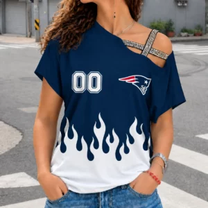 Limited Edition – Customized NFL New England Patriots Women’s Shoulder Shirt