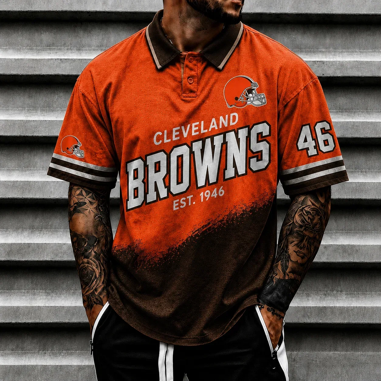 Limited Edition – Customized NFL Cleveland Browns Polo Shirt