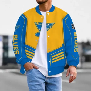 Limited Edition – Customized NHL St. Louis Blues Satin Varsity Jacket & Baseball Jacket