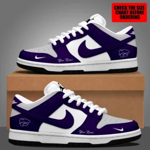 Limited Edition – Customized NCAA Kansas State Wildcats Dunk Low Shoes