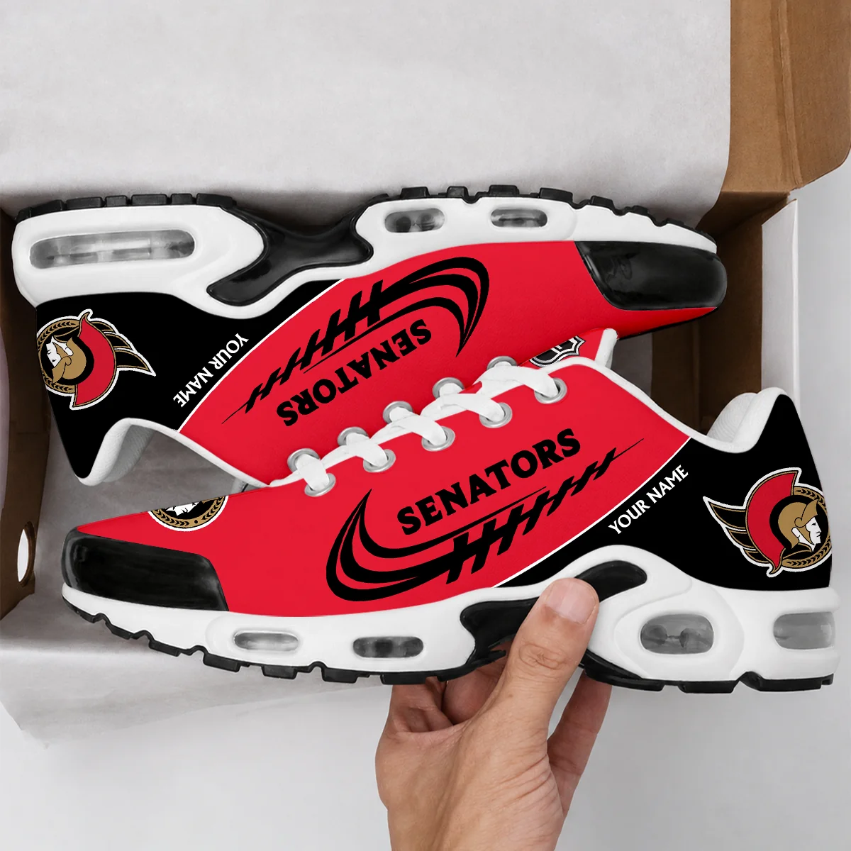 Limited Edition – Customized NHL Ottawa Senators Air Max Plus Sneakers