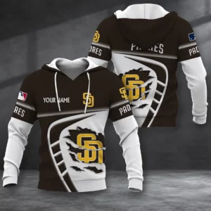 Limited Edition – Customized MLB San Diego Padres T-Shirt, Polo Shirt, Zip Polo Shirt, Sweatshirt, Hoodie & Zip Hoodie
