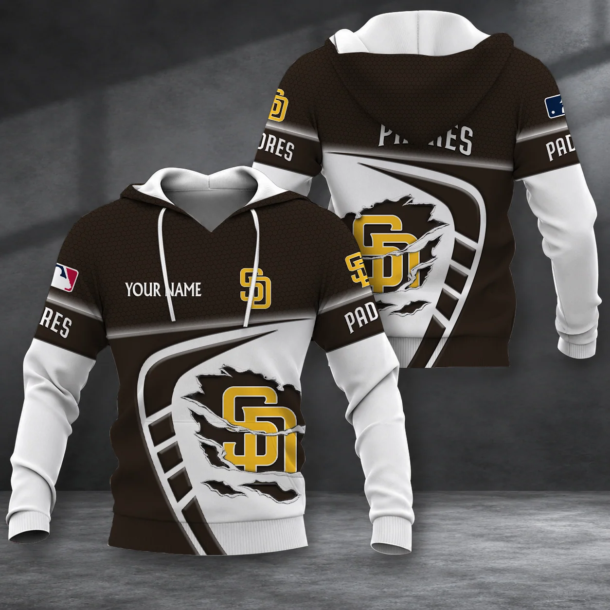 Limited Edition – Customized MLB San Diego Padres T-Shirt, Polo Shirt, Zip Polo Shirt, Sweatshirt, Hoodie & Zip Hoodie
