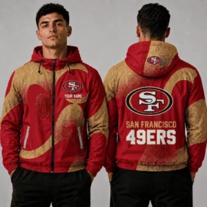 Limited Edition – Customized NFL San Francisco 49Ers Windbreaker Jacket