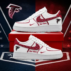 Limited Edition – Customized NFL Atlanta Falcons Af1 Shoes