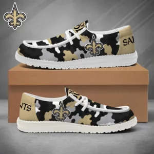 Limited Edition – Customized NFL New Orleans Saints Loafer Shoes