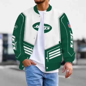 Limited Edition – Customized NFL New York Jets Satin Varsity & Baseball Jacket
