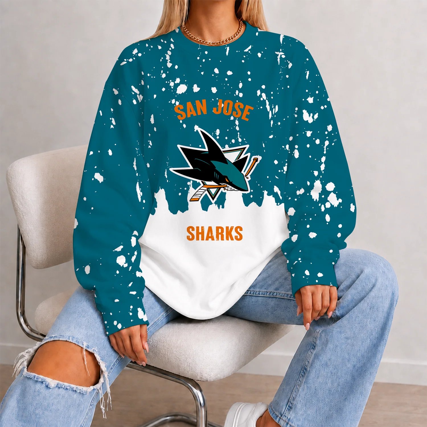 Limited Edition – Customized NHL San Jose Sharks Unisex Sweatshirt