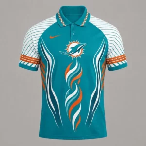 Limited Edition – Customized NFL Miami Dolphins Polo Shirt