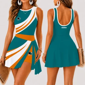 Limited Edition – Customized NHL San Jose Sharks Women’s Summer Skort Dress