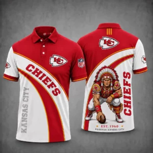 Limited Edition – Customized NFL Kansas City Chiefs Polo Shirt