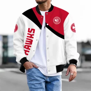 Limited Edition – Customized NBA Atlanta Hawks Baseball Jacket, Satin Varsity Jacket