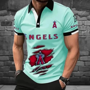 Limited Edition – Customized MLB Los Angeles Angels Polo Shirt