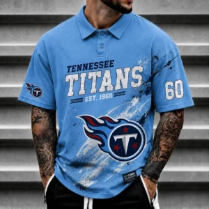 Limited Edition – Customized NFL Tennessee Titans Polo Shirt