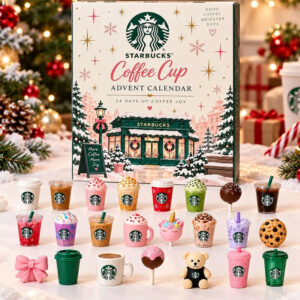 Starbucks Coffee Cup 2026 Advent Calendar 24 Days Of Coffee Joy Christmas Gift