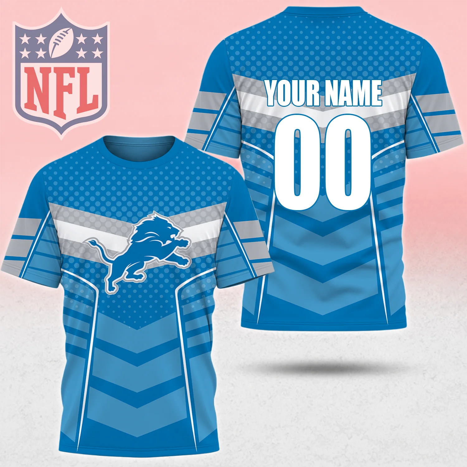 Limited Edition – Customized NFL Detroit Lions Unisex T-Shirt