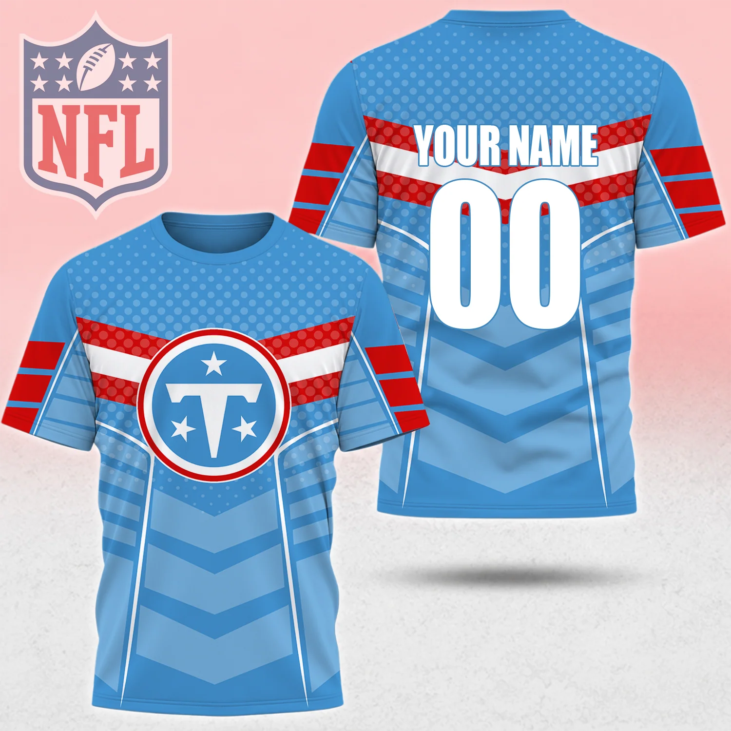 Limited Edition – Customized NFL Tennessee Titans Unisex T-Shirt