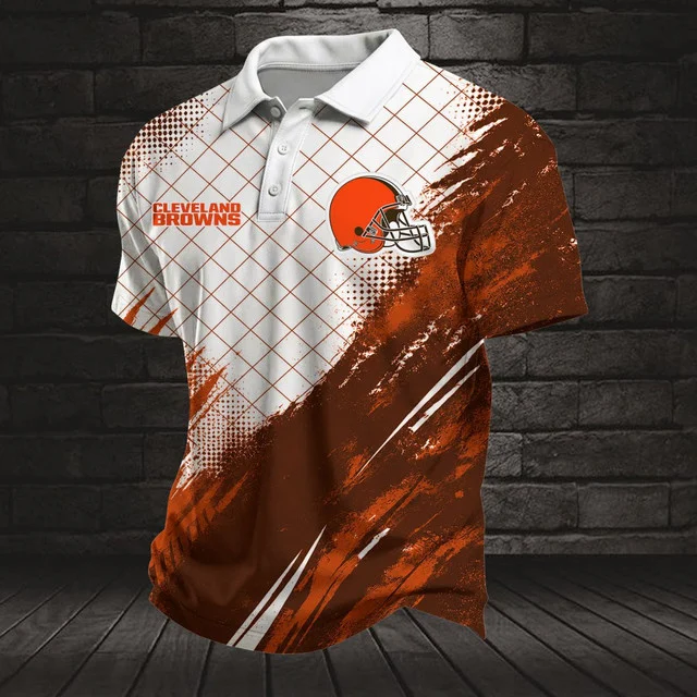 Limited Edition – Customized NFL Cleveland Browns Polo Shirt