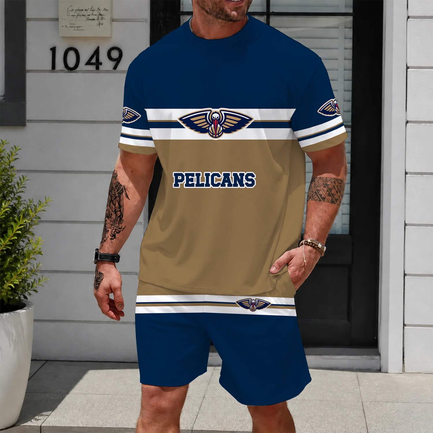 Limited Edition – Customized NBA New Orleans Pelicans Unisex T-Shirt & Shorts Set