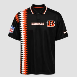Limited Edition – Customized NFL Cincinnati Bengals Polo Shirt