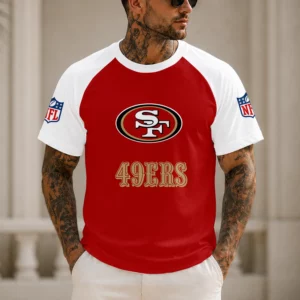 Limited Edition – Customized NFL San Francisco 49Ers Raglan Tee
