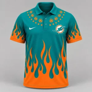 Limited Edition – Customized NFL Miami Dolphins Polo Shirt