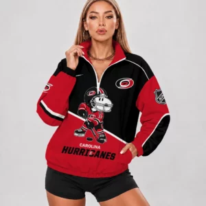 Limited Edition – Customized NHL Carolina Hurricanes V-Neck Zipper Sweatshirt Jacket