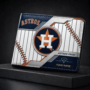 Limited Edition – Customized MLB Houston Astros Leather Wallet