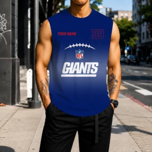 Limited Edition – Customized NFL New York Giants Men’s Gym Shirt