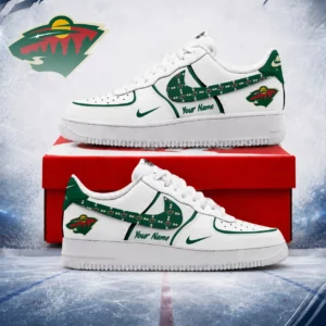 Limited Edition – Customized NHL Minnesota Wild Af1 Shoes
