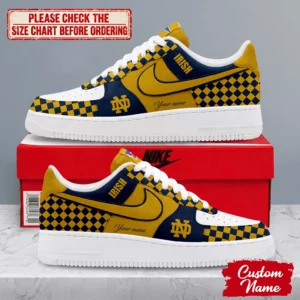 Limited Edition – Customized NCAA Notre Dame Fighting Irish Af1 Shoes