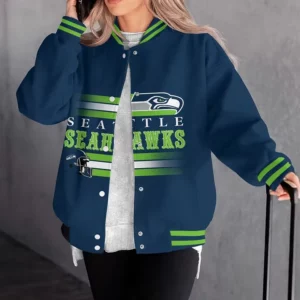 Limited Edition – Customized NFL Seattle Seahawks Satin Varsity & Baseball Jacket