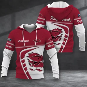 Limited Edition – Customized NCAA Arkansas Razorbacks T-Shirt, Polo Shirt, Zip Polo Shirt, Sweatshirt, Hoodie & Zip Hoodie
