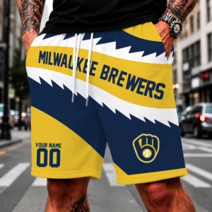 Limited Edition – Customized MLB Milwaukee Brewers Short Pants