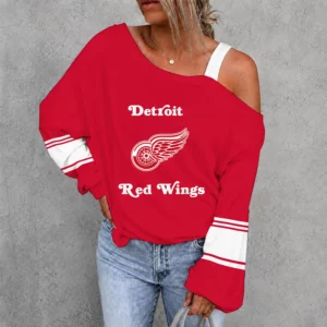 Limited Edition – Customized NHL Detroit Red Wings Drop Shoulder Sweatshirt
