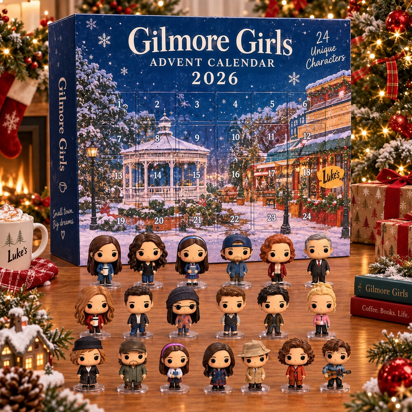 Gilmore Girls Advent Calendar 2026 Gilmore Girls Collectible Xmas Advent Calendar