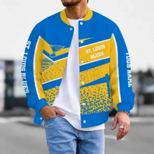 Limited Edition – Customized NHL St. Louis Blues Satin Varsity Jacket & Baseball Jacket