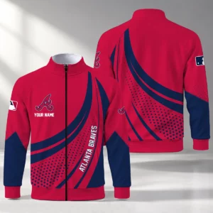 Limited Edition – Customized MLB Atlanta Braves Stand Collar Jacket