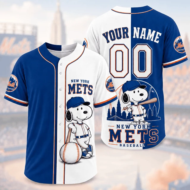 Limited Edition – Customized MLB New York Mets Baseball Jersey