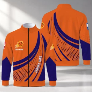 Limited Edition – Customized NBA Phoenix Suns Stand Collar Jacket