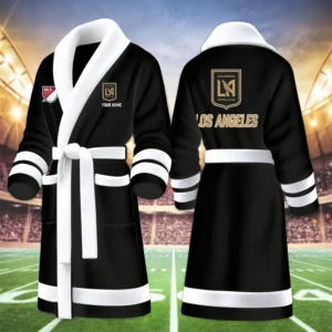 Limited Edition – Customized MLS Los Angeles FC Fleece Bathrobe